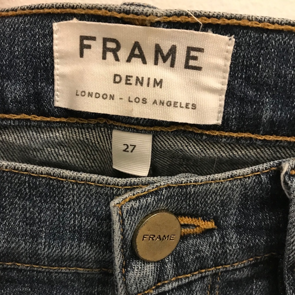Frame Denim Le Skinny de Jeanne 27 jeans blue - Picture 5 of 8